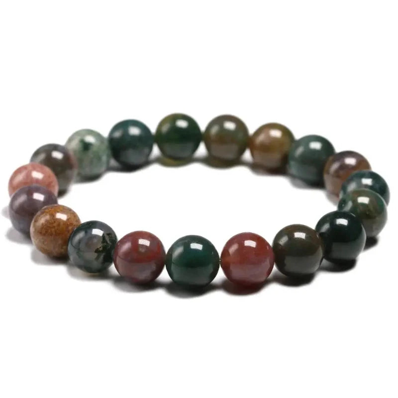 Bracelet "Harmonie Intérieure" en Agate Indienne Véritable Certifiée