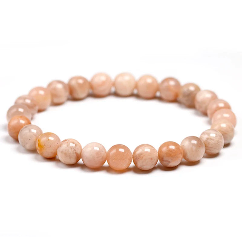 Bracelet "Lumière Intérieure" en Pierre de Soleil (Feldspath) Véritable Certifiée