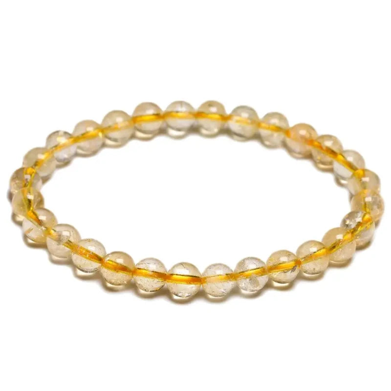 Bracelet "Pierre de Joie" en Citrine Véritable Certifiée