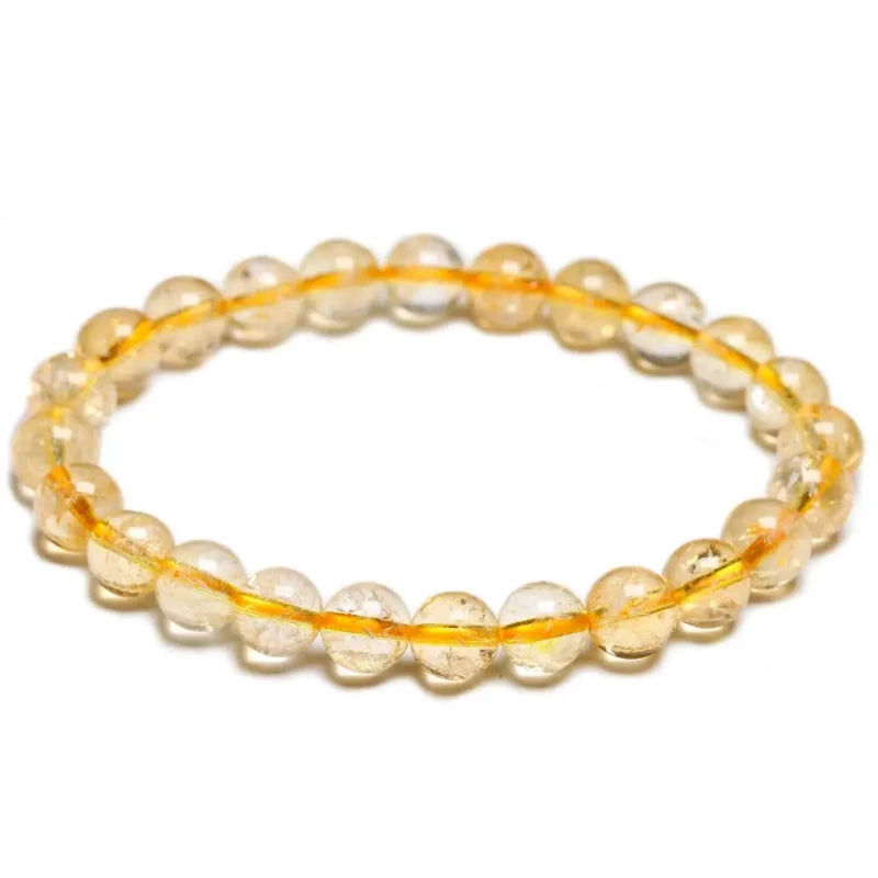 Bracelet "Pierre de Joie" en Citrine Véritable Certifiée