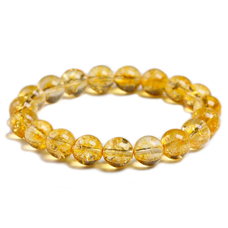 Bracelet "Pierre de Lumière" en Citrine