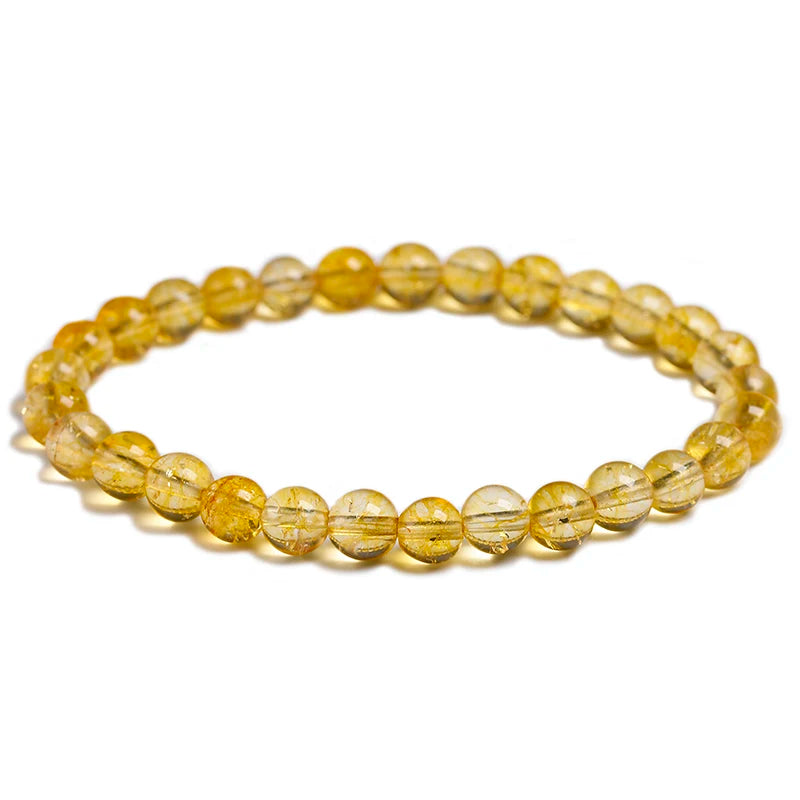 Bracelet "Pierre de Lumière" en Citrine