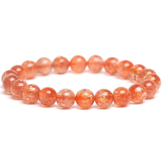 Bracelet "Amour Sublime" en Quartz Doré (Fraise)