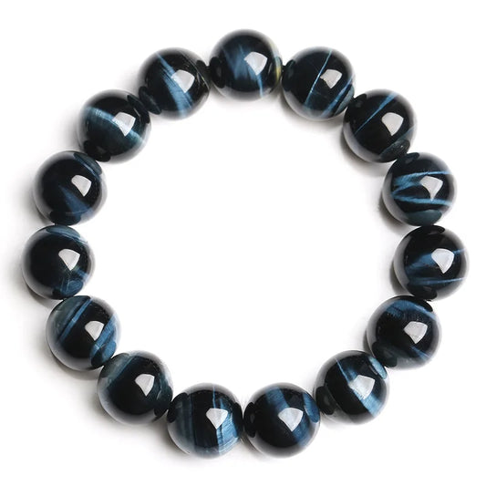 Bracelet "Ange Gardien" en Œil de Faucon