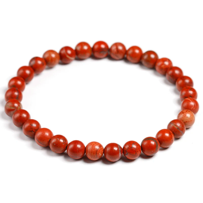 Bracelet "Bouclier de Protection" en Jaspe Rouge Véritable Certifié