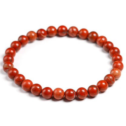 Bracelet "Bouclier de Protection" en Jaspe Rouge Véritable Certifié