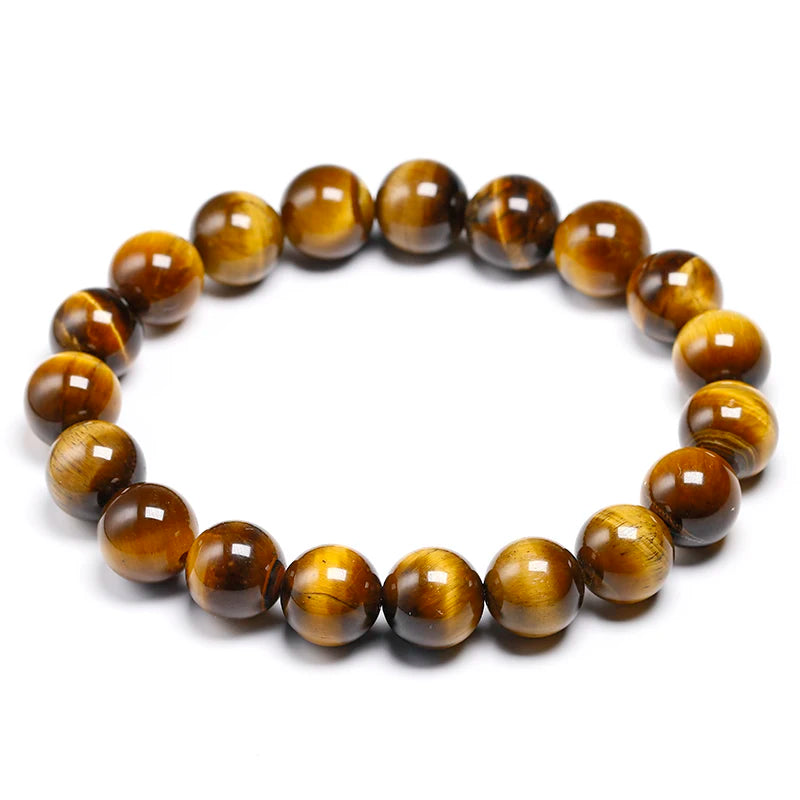 Bracelet "Bouclier de Protection" en Œil de Tigre