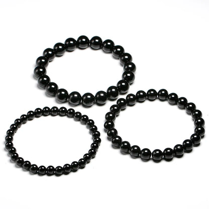 Bracelet "Bouclier de Protection" en Tourmaline Noire Véritable Certifiée