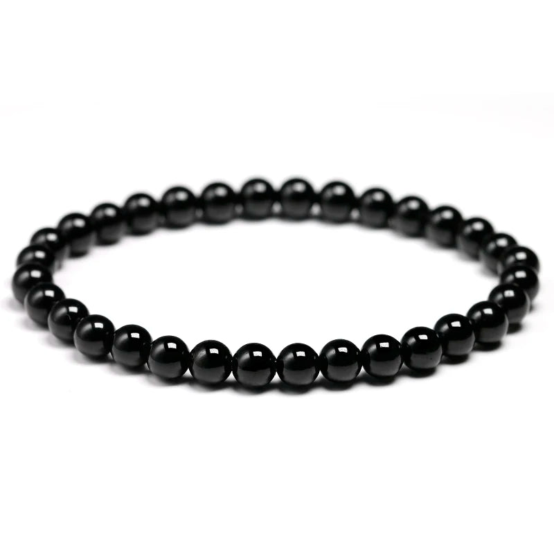 Bracelet "Bouclier de Protection" en Tourmaline Noire Véritable Certifiée