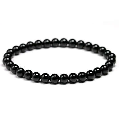 Bracelet "Bouclier de Protection" en Tourmaline Noire Véritable Certifiée