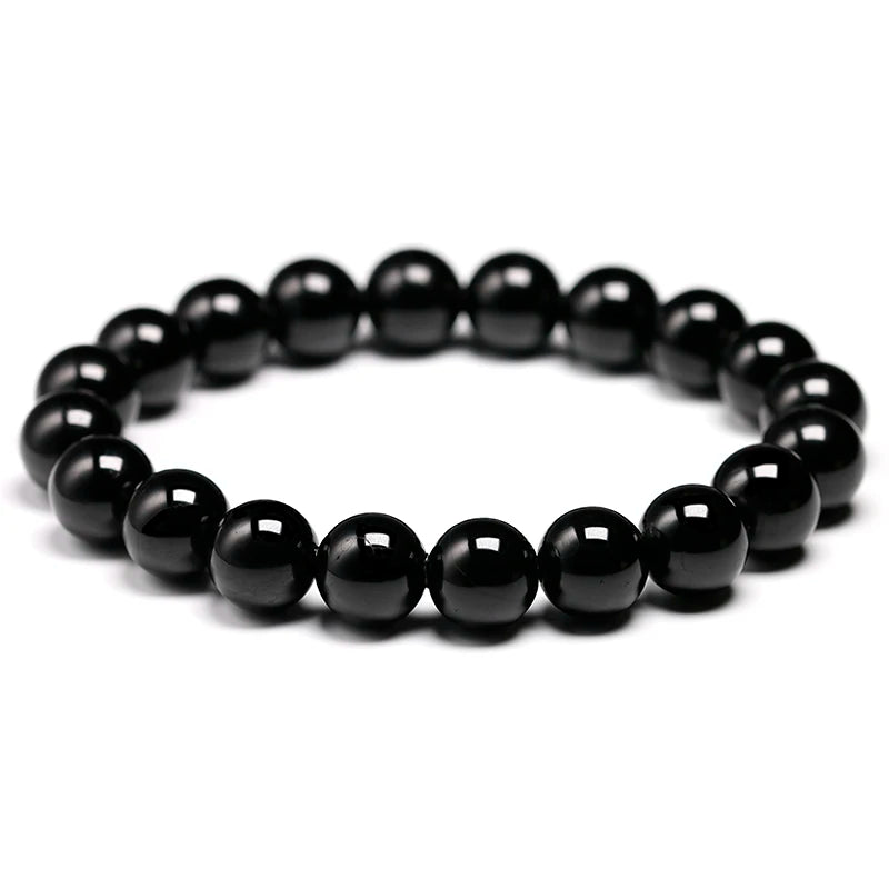 Bracelet "Bouclier de Protection" en Tourmaline Noire Véritable Certifiée