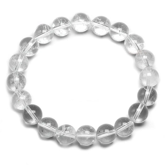 Bracelet "Clarté Spirituelle" en Cristal de Roche Véritable Certifié
