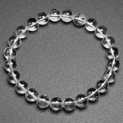 Bracelet "Clarté Spirituelle" en Cristal de Roche Véritable Certifié