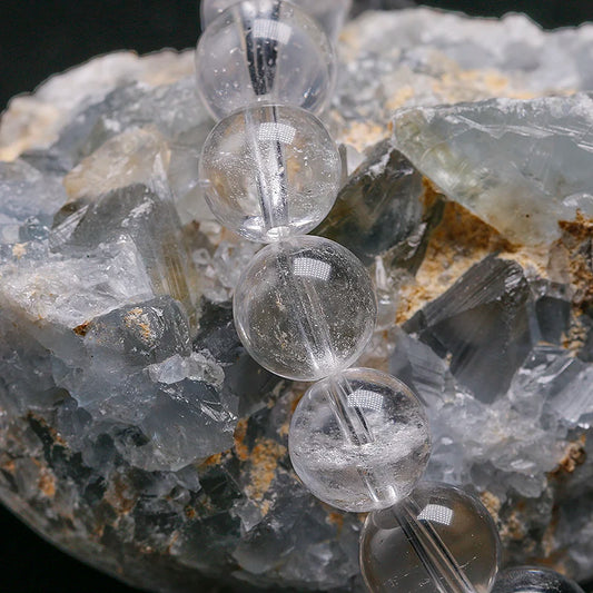 Bracelet "Clarté Spirituelle" en Cristal de Roche Véritable Certifié