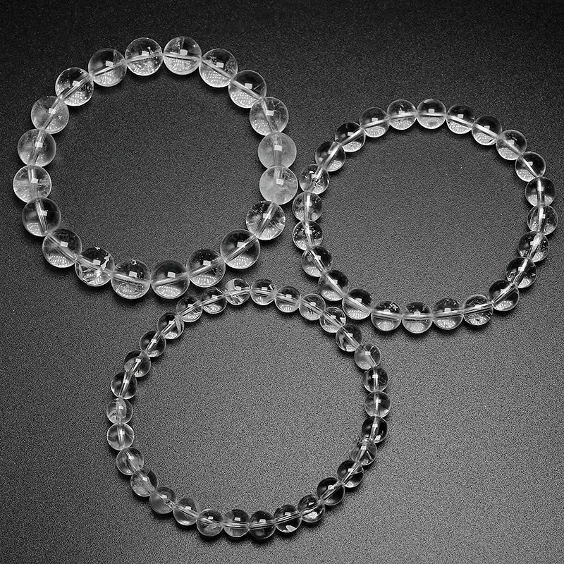 Bracelet "Clarté Spirituelle" en Cristal de Roche Véritable Certifié