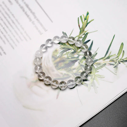 Bracelet "Clarté Spirituelle" en Cristal de Roche Véritable Certifié