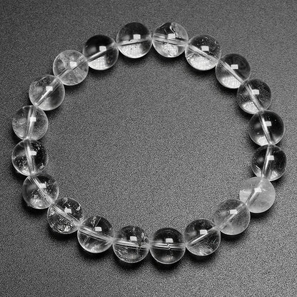Bracelet "Clarté Spirituelle" en Cristal de Roche Véritable Certifié