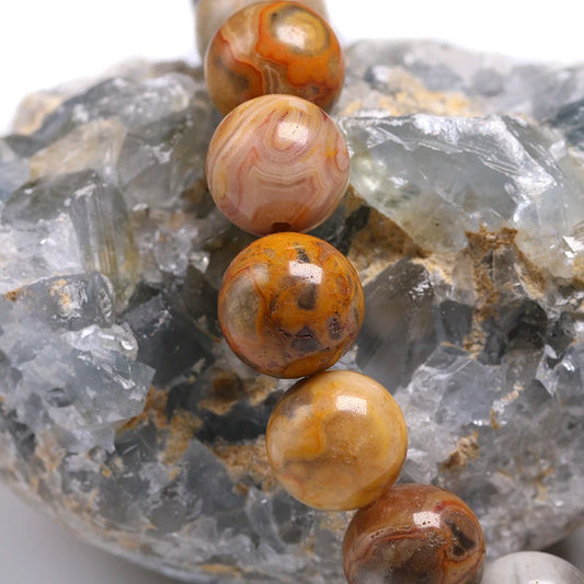 Bracelet "Énergie & Harmonie" en Agate Crazy Lace