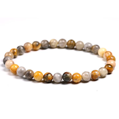 Bracelet "Énergie & Harmonie" en Agate Crazy Lace