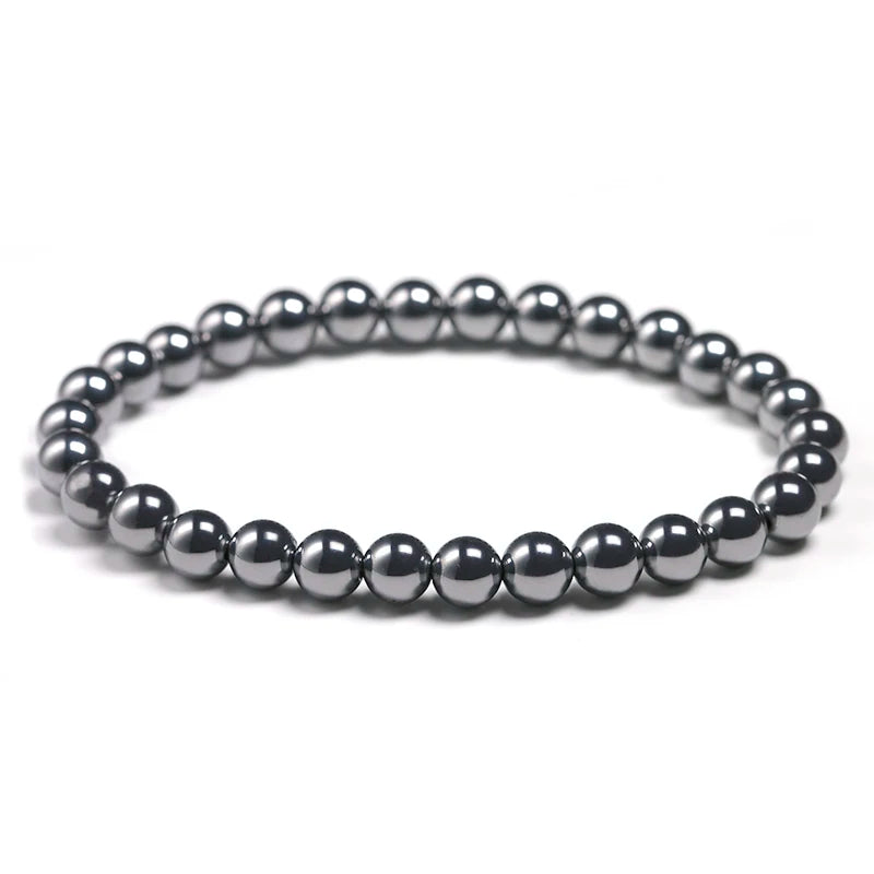 Bracelet "Énergie Positive" en Hématite