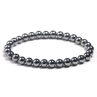 Bracelet "Énergie Positive" en Hématite