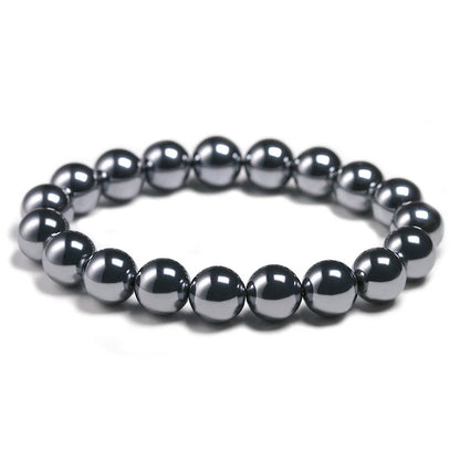 Bracelet "Énergie Positive" en Hématite