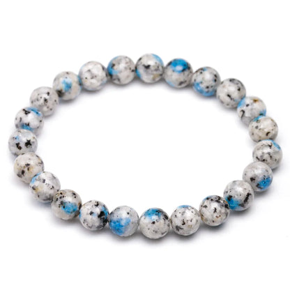 Bracelet "Énergie Terrestre & Céleste" en Jaspe K2 (Kénonite)