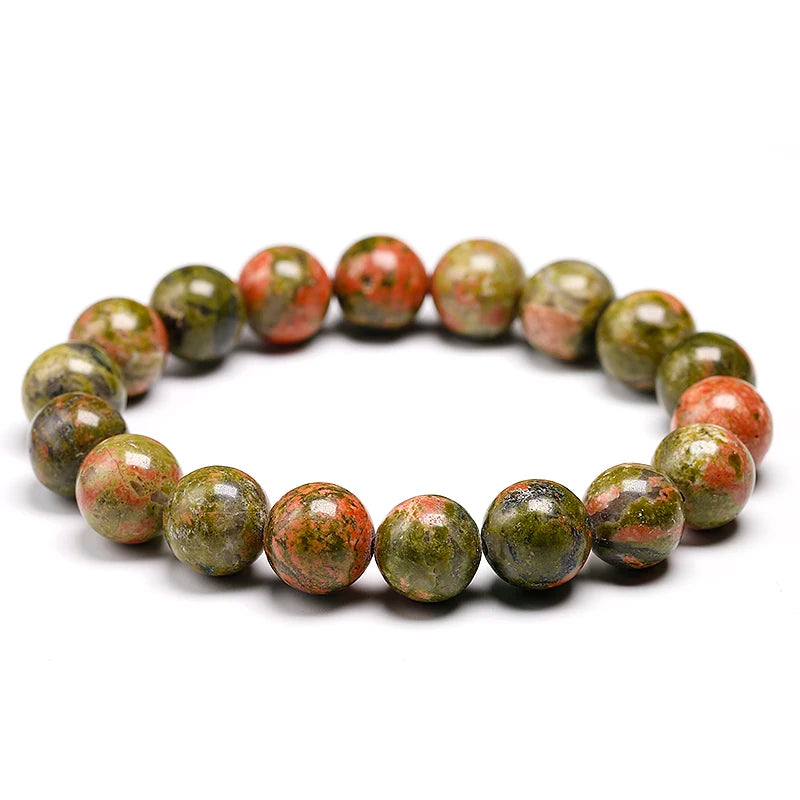 Bracelet "Équilibre Émotionnel" en Unakite