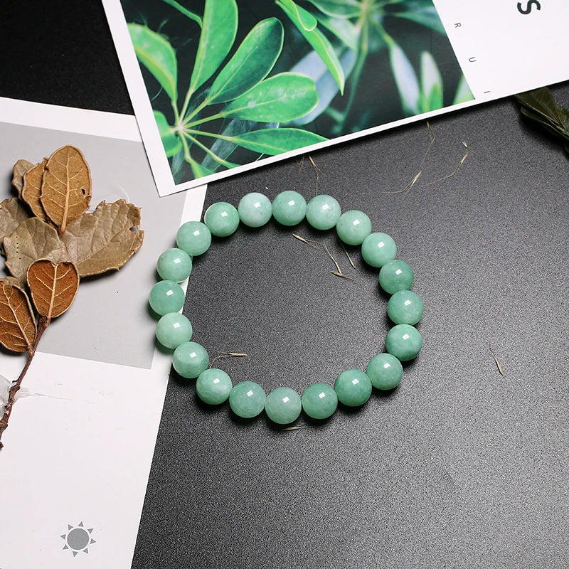Bracelet "Guérison Spirituelle" en Jade Vert