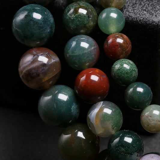 Bracelet "Harmonie Intérieure" en Agate Indienne Véritable Certifiée