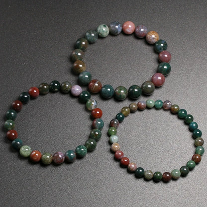 Bracelet "Harmonie Intérieure" en Agate Indienne Véritable Certifiée
