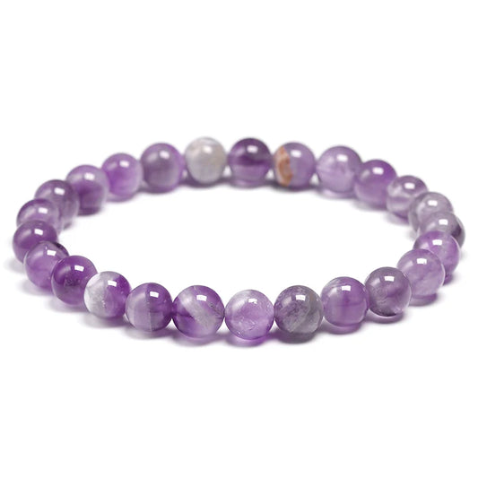 Bracelet "Harmonie & Sérénité" en Améthyste Véritable Certifiée