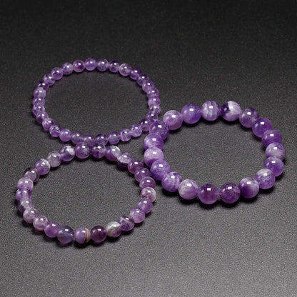Bracelet "Harmonie & Sérénité" en Améthyste Véritable Certifiée