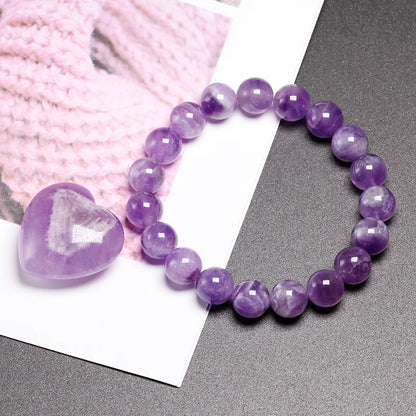 Bracelet "Harmonie & Sérénité" en Améthyste Véritable Certifiée