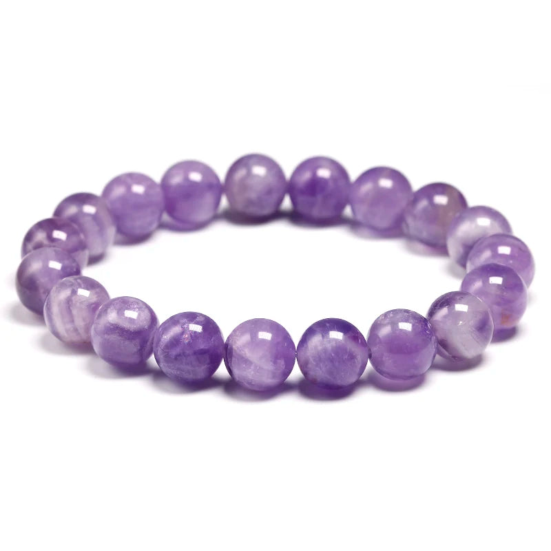 Bracelet "Harmonie & Sérénité" en Améthyste Véritable Certifiée