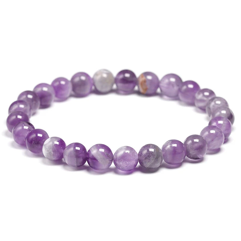 Bracelet "Harmonie & Sérénité" en Améthyste Véritable Certifiée
