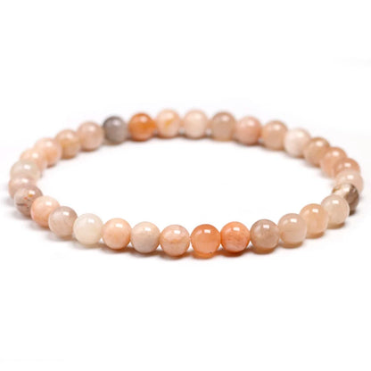 Bracelet "Lumière Intérieure" en Pierre de Soleil (Feldspath) Véritable Certifiée