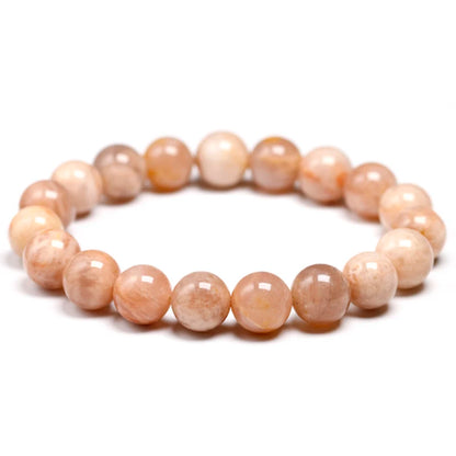 Bracelet "Lumière Intérieure" en Pierre de Soleil (Feldspath) Véritable Certifiée