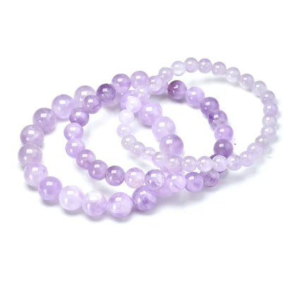 Bracelet "Paix & Sagesse" en Jade Lavande