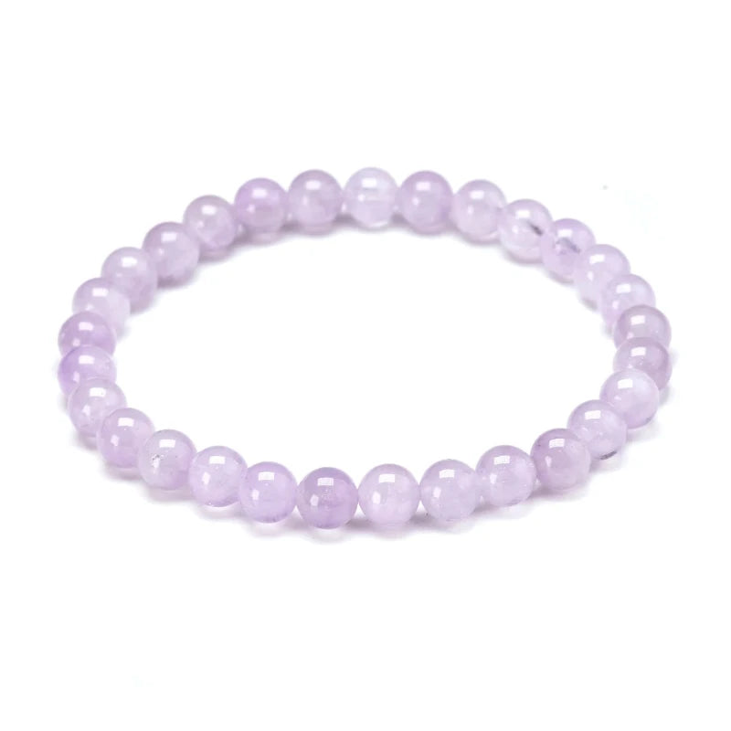 Bracelet "Paix & Sagesse" en Jade Lavande