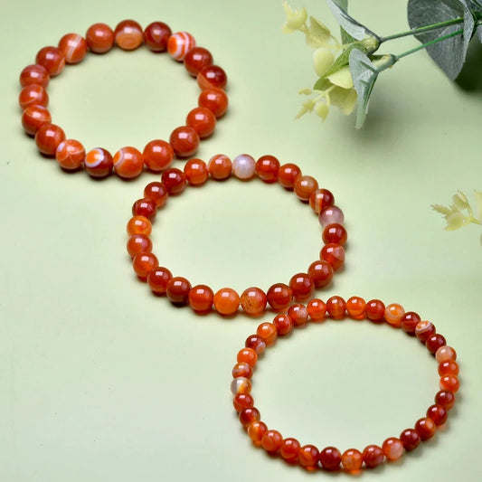 Bracelet "Pierre de Feu" en Cornaline