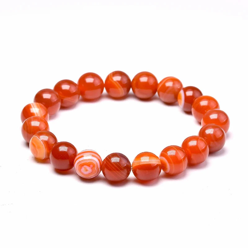 Bracelet "Pierre de Feu" en Cornaline