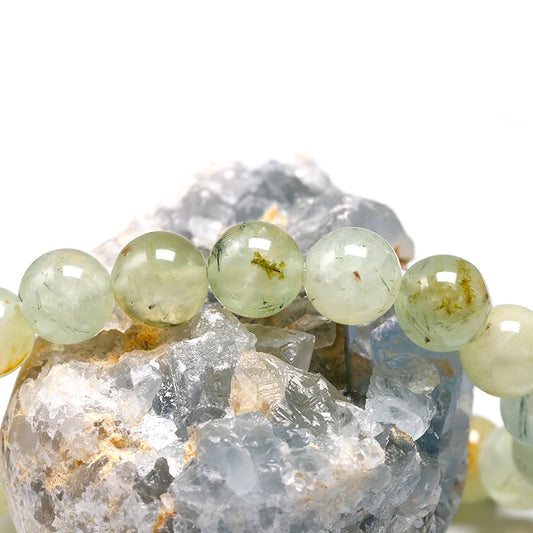 Bracelet "Pierre de Guérison Intérieure" en Prehnite