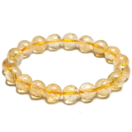 Bracelet "Pierre de Joie" en Citrine Véritable Certifiée