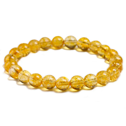 Bracelet "Pierre de Lumière" en Citrine
