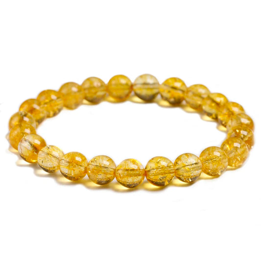 Bracelet "Pierre de Lumière" en Citrine