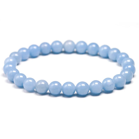 Bracelet "Pierre de Paix" en Angélite Bleue