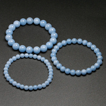 Bracelet "Pierre de Paix" en Angélite Bleue