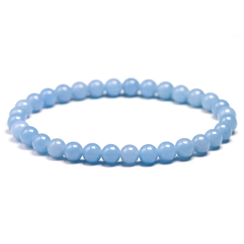 Bracelet "Pierre de Paix" en Angélite Bleue