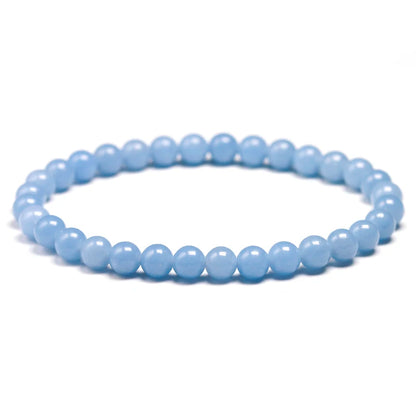Bracelet "Pierre de Paix" en Angélite Bleue